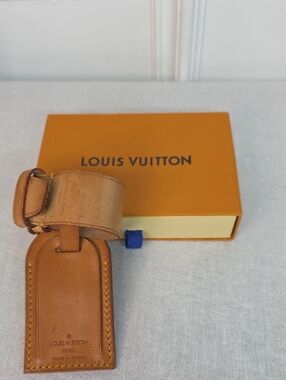 Louis Vuitton Luggage Tag & Poignet Set with Box